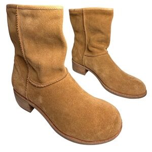 UGG | Shoes | Authentic New Ugg Chestnut Brown Side Copper Zipper